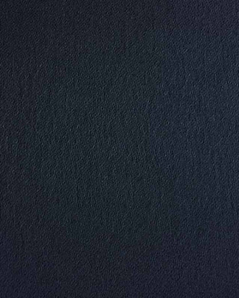Tissu crêpe envers satin bleu marineCristina x10cm -  Mercerine