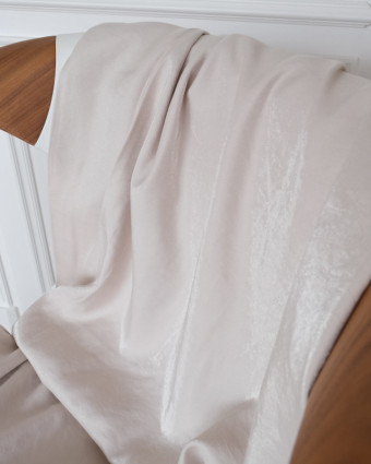 Tissu Viscose irisée gris sable -  -  Mercerine