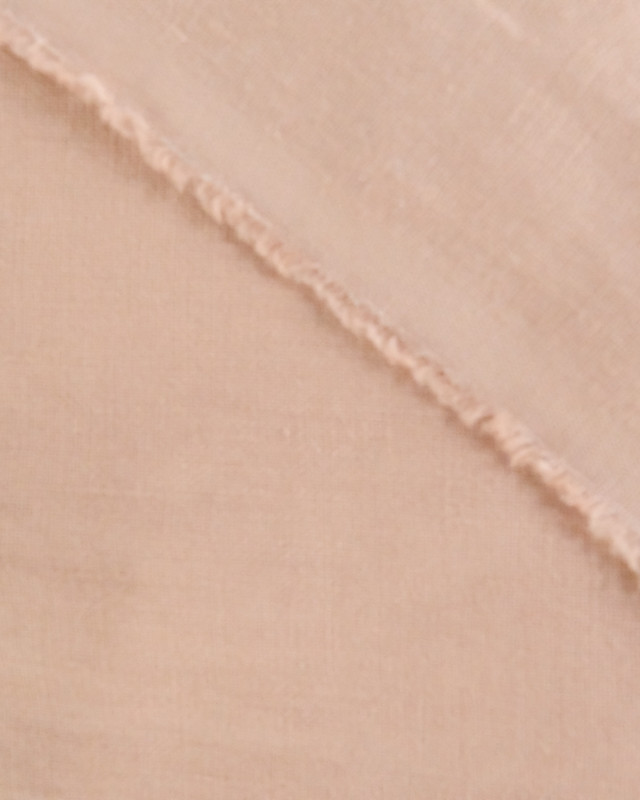 Tissu LIN rose doux Laura - Mercerine