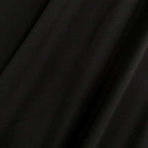 Tissu légerjupe et pantalon noir stretch Mercerine