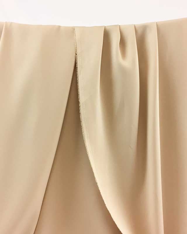 Tissu crêpe envers satin Cristina - Mercerine