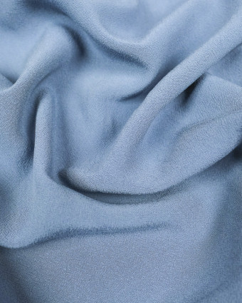 Tissu viscose bleu doux Anja