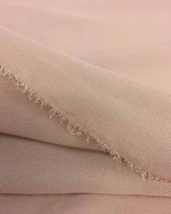 Voile crêpe georgette gris taupe clair x10cm