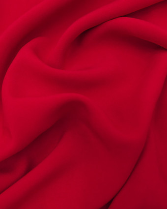 Tissu viscose rouge Joanne