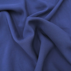 Tissu viscose bleu Joanne