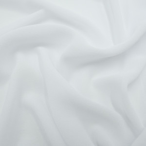 Voile crêpe blanc x10cm -  Mercerine
