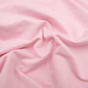 Tissu jersey coton bio rose...