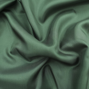 Tissu doublure vert sapin pongé antistatique- 10cm -  Mercerine