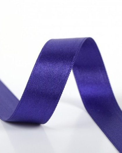 Ruban satin violet profond