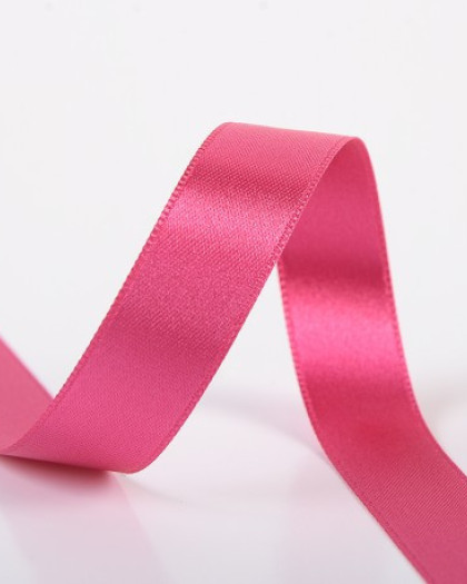 Ruban satin fuschia