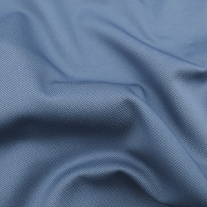 Tissu sergé coton bleu Octave...