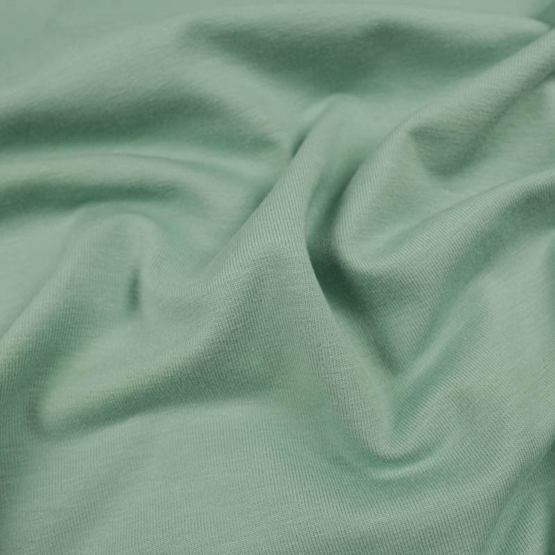 Jersey coton bleu vert  Oekotex Kate