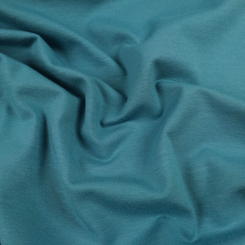 Jersey coton bleu provençal Oekotex Kate