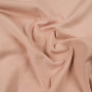 Jersey coton rose blush...