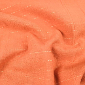 Coton Sari texturé corail...