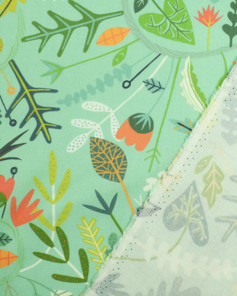 Dashwood Studio Rayonne Circle lines Seasons vert