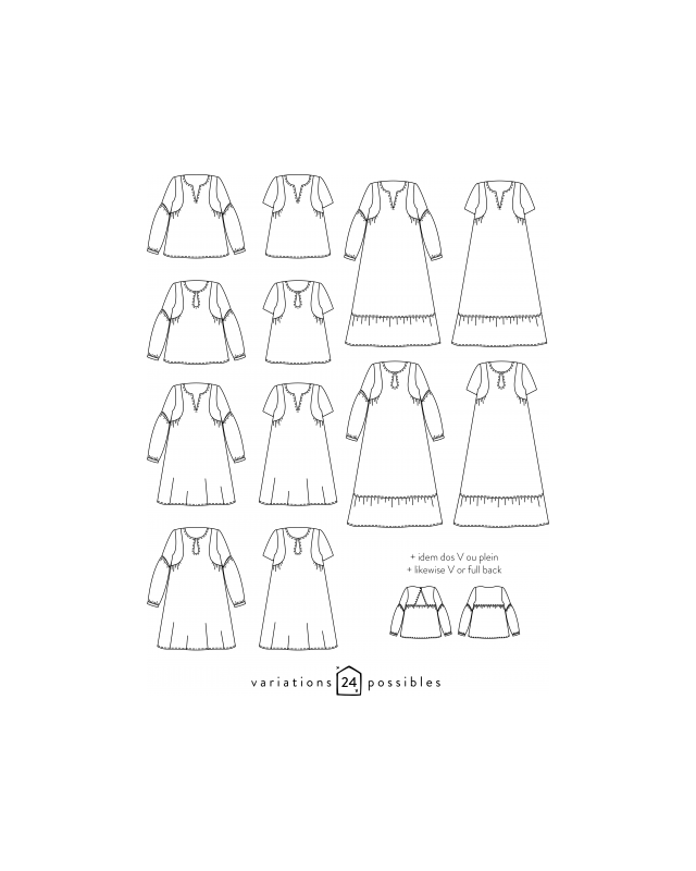PETITES CHOSES - robe et blouse femme - Atelier Scammit - Mercerine