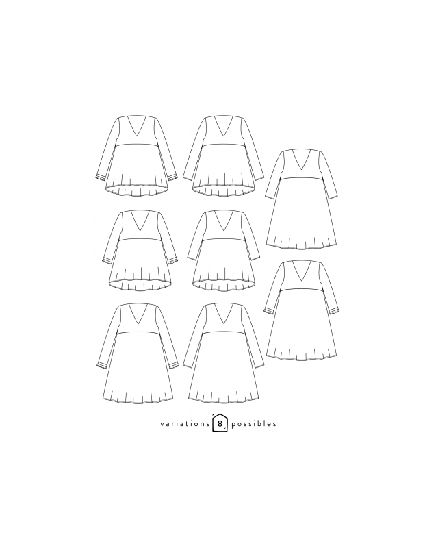ZEPHIR Patron de blouse femme - Atelier Scammit - Mercerine