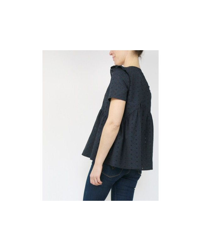 VIREVOLTE -patron de couture -blouse et robe - Atelier Scammit - Mercerine