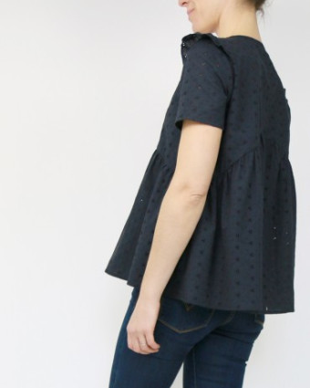 VIREVOLTE -patron de couture -blouse et robe - Atelier Scammit - Mercerine