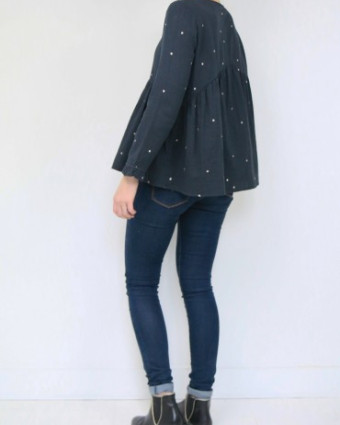 VIREVOLTE -patron de couture -blouse et robe - Atelier Scammit - Mercerine