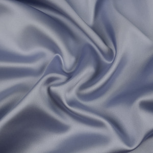 Tissu satin gris bleuté Ciara
