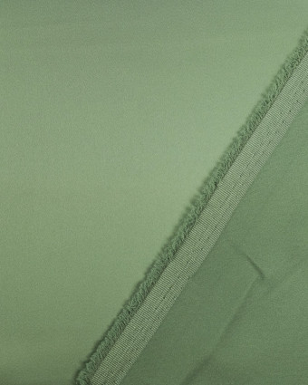 Tissu satin vert malachite Ciara - Mercerine