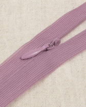 Fermeture à glissière invisible vieux mauve