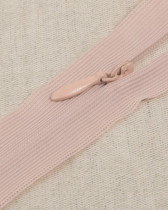 Fermeture invisible beige rosé