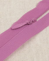 Fermeture à glissière invisible rose amethyste