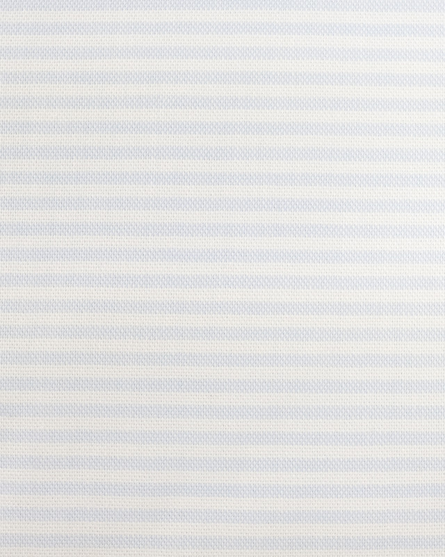 Tissu oxford chemise bio rayé bleu blanc - 100% coton - Mercerine