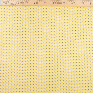 Coton eventails jaune -Tissu Coton imprimé