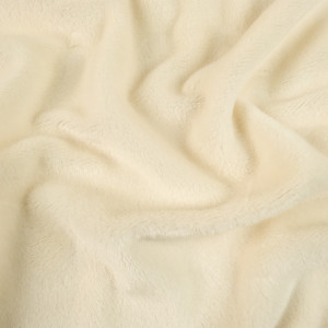 Tissu minky Uni Crème x10cm