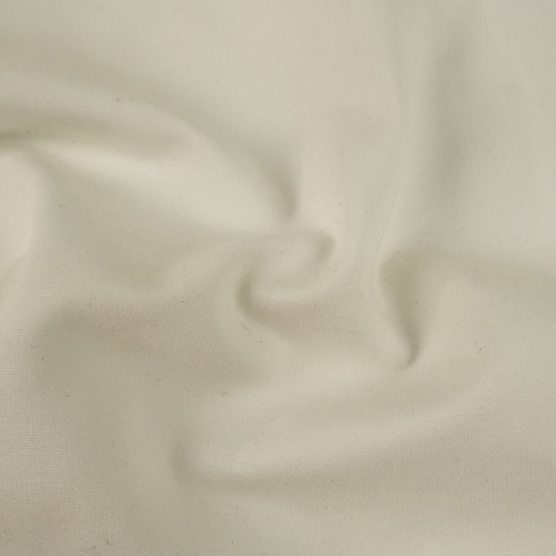 Jersey Viscose Milano blanc crème x10cm -  Mercerine