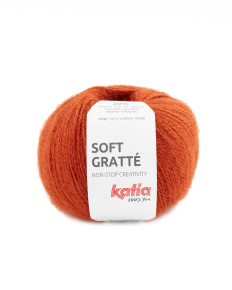 Pelotes De Laine Katia Soft Gratté - Lot De 6 Couleurs (blanc, Vert, Jaune, Rose, Bleu...)