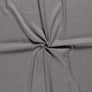  Tissu Pied De Poule noir - 10cm -  Mercerine