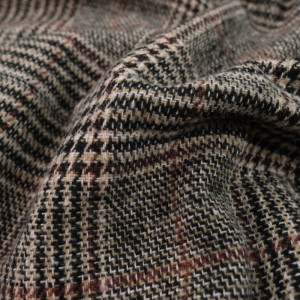 Tissu prince de galles tweed - 10cm -  Mercerine