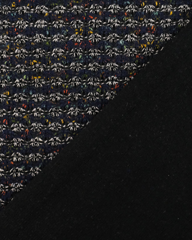 Tissu au mètre : Maille Fine Colorée bleu - Mercerine