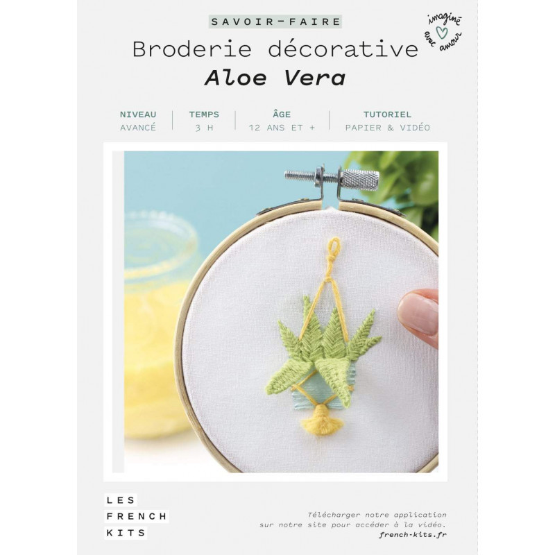 Kit broderie - Aloe Vera - French'Kits