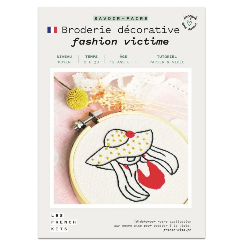 Kit broderie - Fashion victime - French'Kits