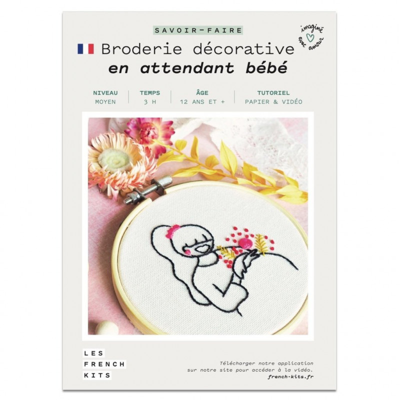 Kit broderie - En attendant bébé - French'Kits
