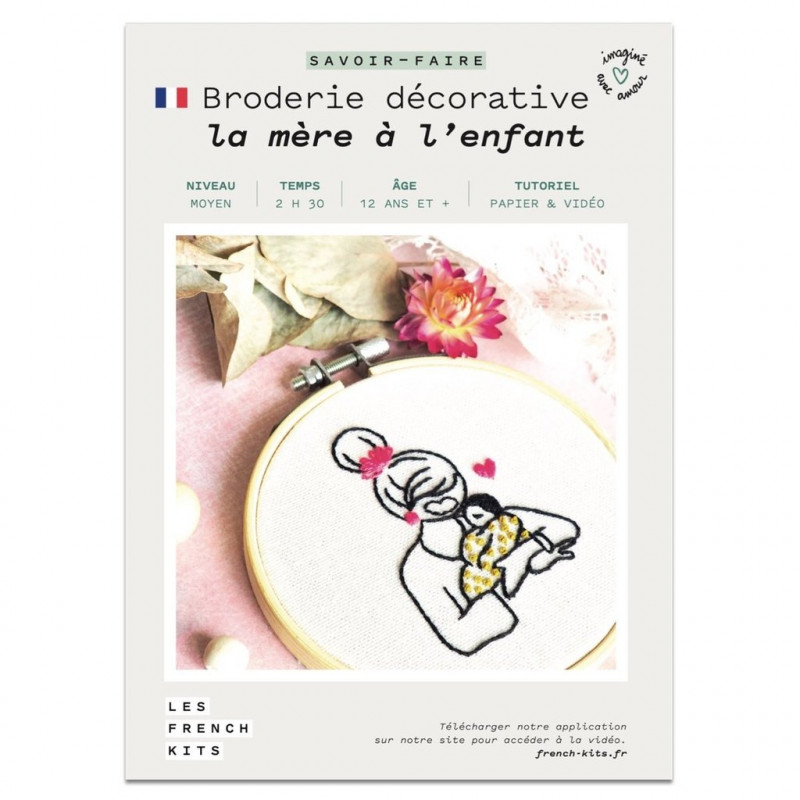 Kit broderie - La mère et l'enfant - French'Kits