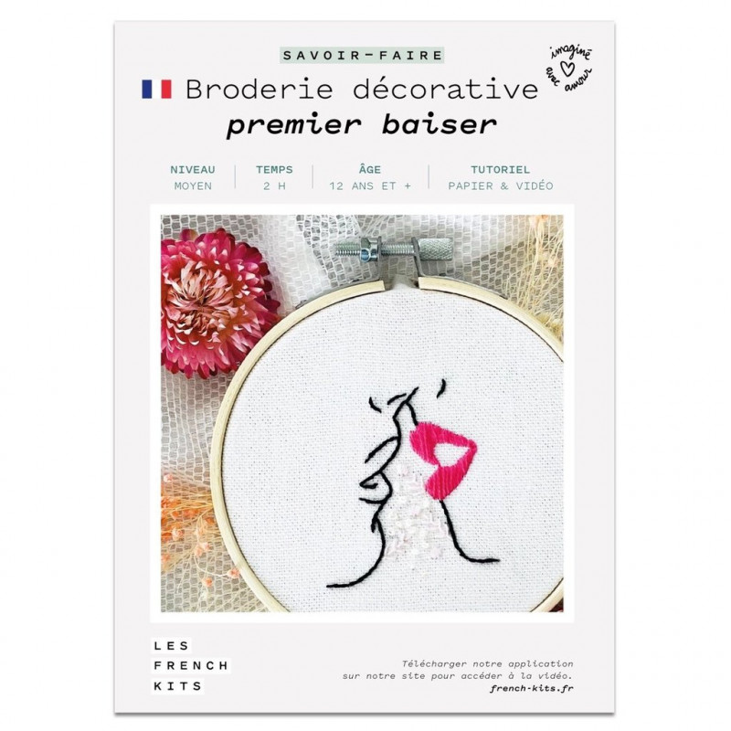 Kit broderie - Premier baiser - French'Kits