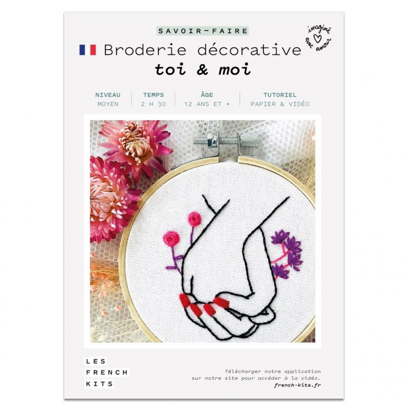 Kit broderie - Toi & moi - French'Kits