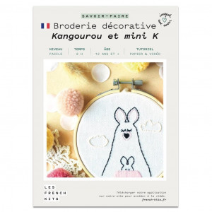 Kit broderie - Kangourou et...