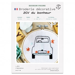 Kit broderie - 2CV du bonheur...
