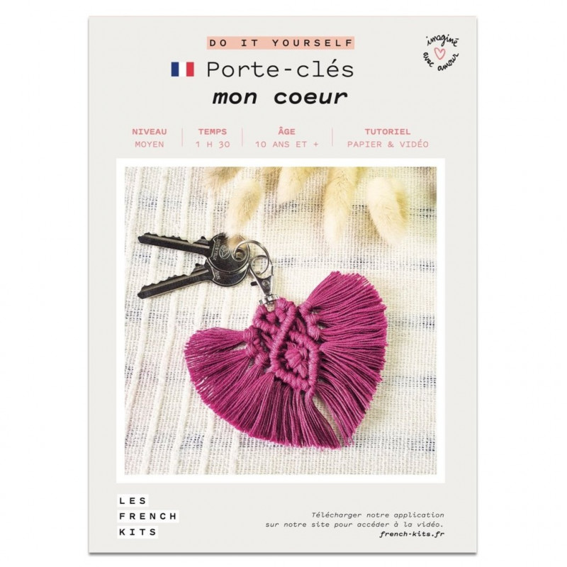 Kit DIY - Porte-clés - Mon coeur - French'Kits