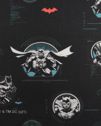 Coton noir Batman Comics - Mercerine