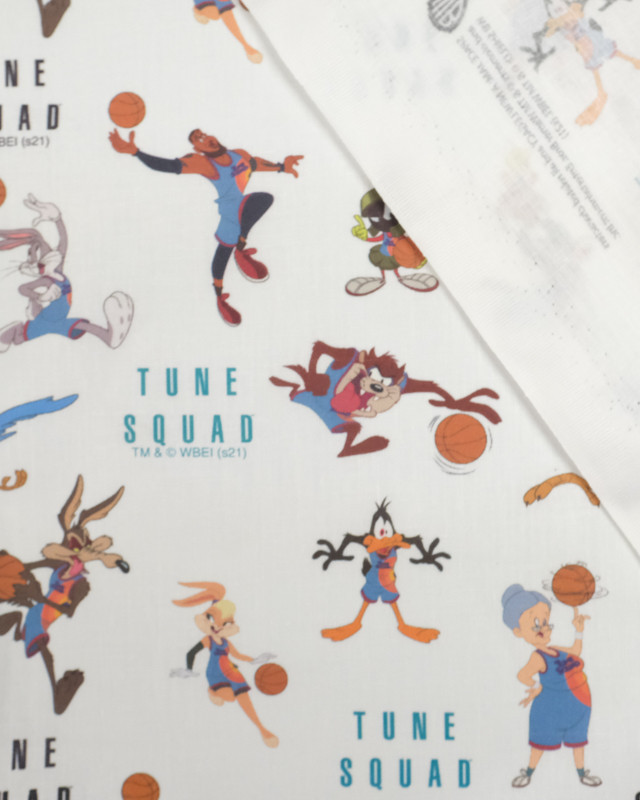 Coton - Tune Squad - Blanc