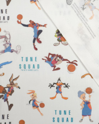 Coton - Tune Squad - Blanc